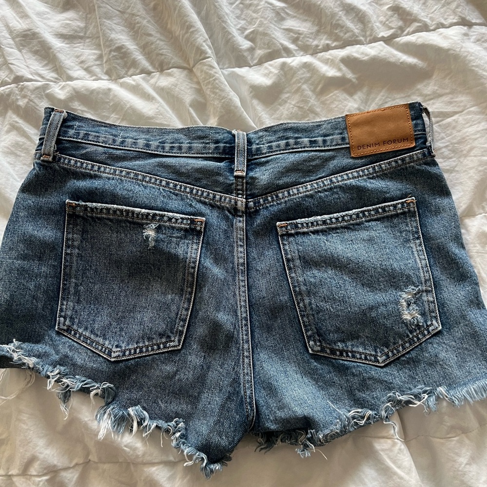Denim Forum Classic Blue Jean Shorts